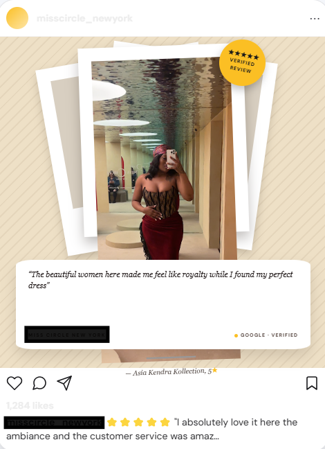 Fashion Instagram post created by Paigent
